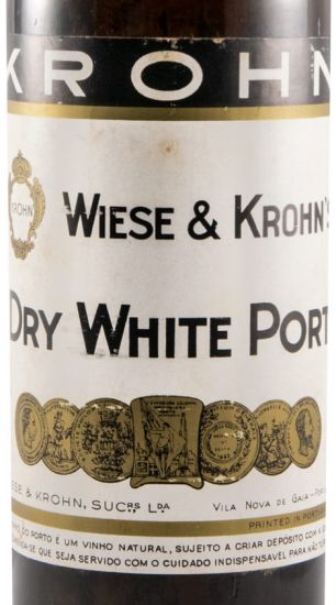 Krohn Dry Whyte Porto (garrafa antiga)