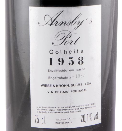 1958 Arnsby's Colheita Port