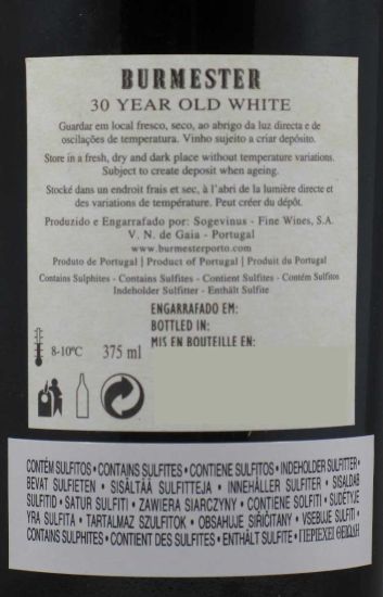 Burmester Branco 30 anos Porto 37,5cl