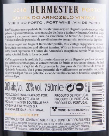 2018 Burmester Vintage Porto