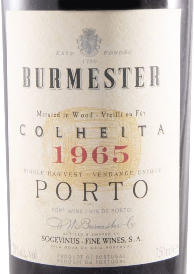 1965 Burmester Colheita Port