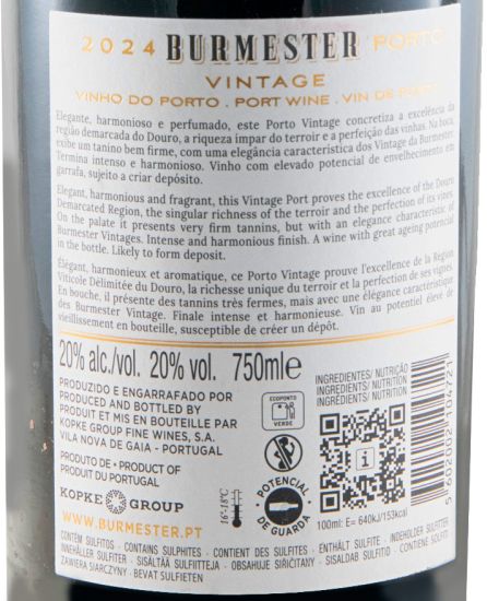 2024 Burmester Vintage Port