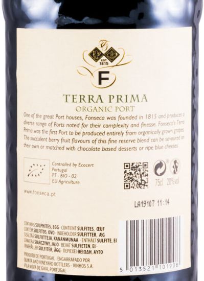 Fonseca Terra Prima organic Port