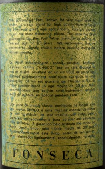 Fonseca 30 years Port (golden label)