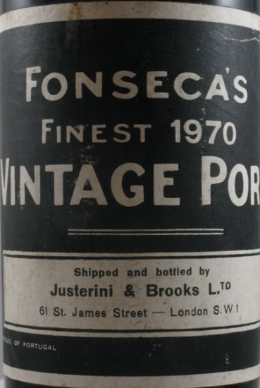 1970 Fonseca's Justini & Brooks Vintage Porto