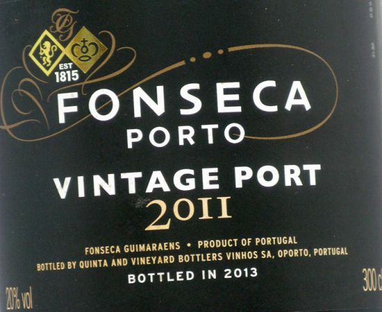 2011 Fonseca Vintage Porto 3L