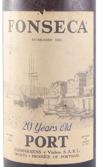 Fonseca Guimaraens 20 years Port (former label and bottled in 1978)