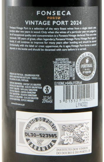 2024 Fonseca Vintage Porto 37,5cl