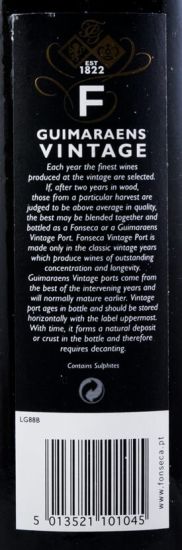 1988 Fonseca Guimaraens Vintage Porto (engarrafado em 1990)