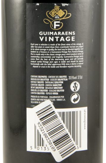1988 Fonseca Guimaraens Vintage Porto 37,5cl