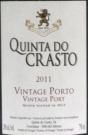 2011 Quinta do Crasto Vintage Porto