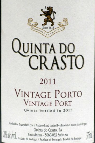 2011 Quinta do Crasto Vintage Porto 37,5cl