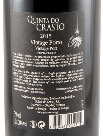 2015 Quinta do Crasto Vintage Porto