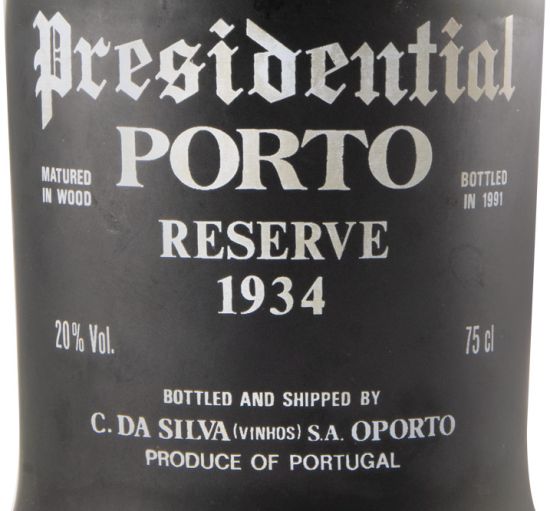 プレンシデンシアル・リザーブ ポート 1934年