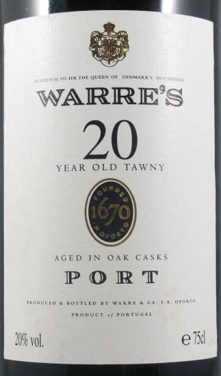Warre's 20 years Port