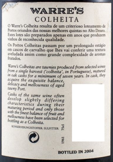 1961 Warre's Colheita Porto