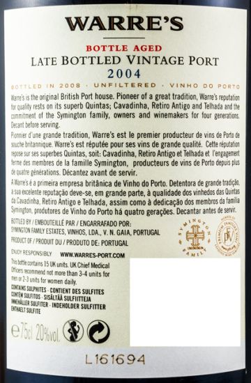 2004 Warre's LBV Port