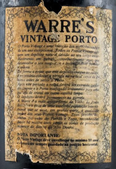 1975 Warre's Vintage Port