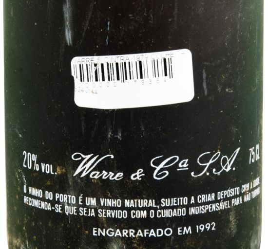1979 Warre's Cintra Colheita Porto