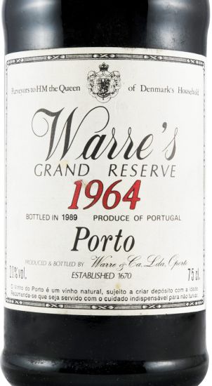 1964 Warre's Grande Reserva Porto