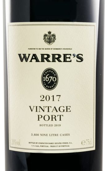 2017 Warre's Vintage Port