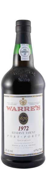 1972 Warre's Reserve Tawny Port