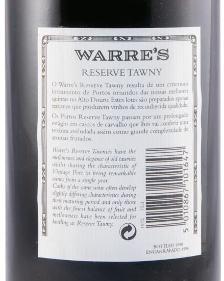 1972 Warre's Reserve Tawny Port