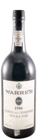 1986 Warre's Quinta da Cavadinha Vintage Porto