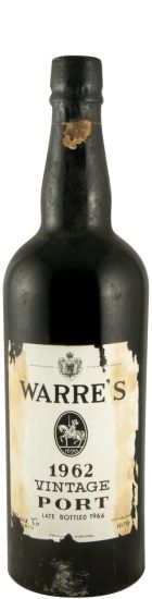 1962 Warre's Vintage Porto (engarrafado em 1966 e com rótulo danificado)