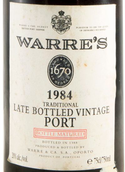 1984 Warre's LBV Porto