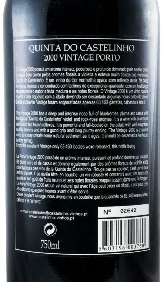 2000 Quinta do Castelinho Vintage Port