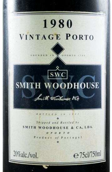 1980 Smith Woodhouse Vintage Porto