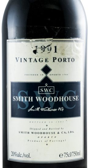 1991 Smith Woodhouse Vintage Porto