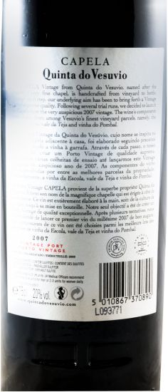 2007 Quinta do Vesuvio Capela Vintage Porto