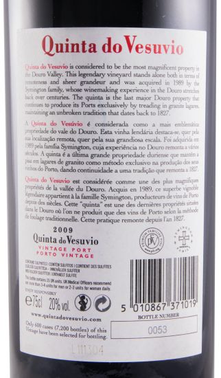 2009 Quinta do Vesuvio Vintage Porto