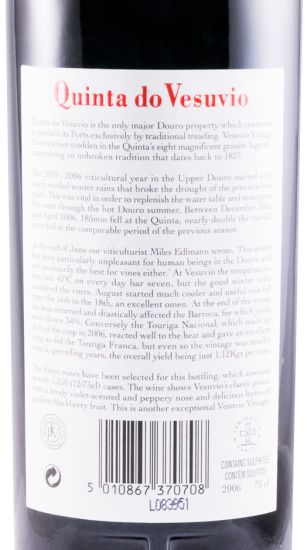2006 Quinta do Vesuvio Vintage Porto