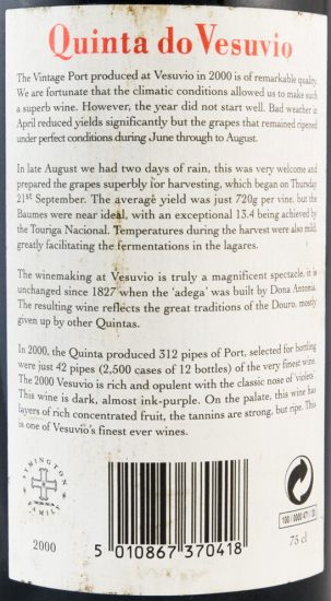 2000 Quinta do Vesuvio Vintage Porto