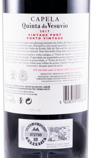 2017 Quinta do Vesuvio Capela Vintage Porto