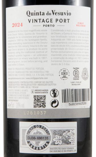 2024 Quinta do Vesuvio Vintage Porto