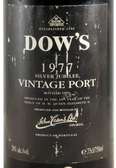 1977 Dow's Silver Jubilee Vintage Porto