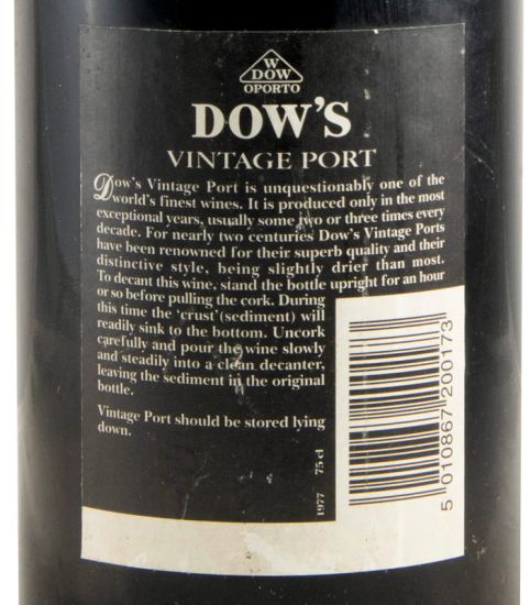 1977 Dow's Silver Jubilee Vintage Porto