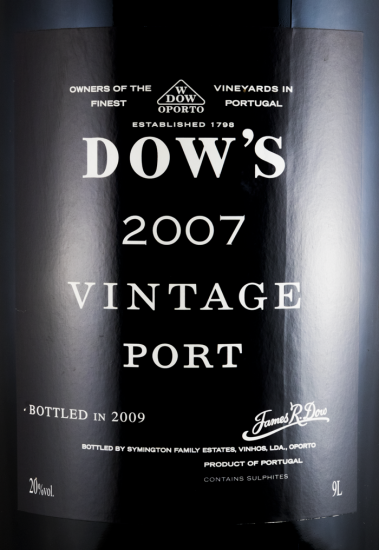 2007 Dow's Vintage Port 9L