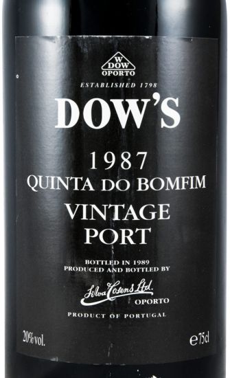 1987 Dow's Quinta do Bomfim Vintage Porto