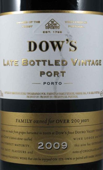 2009 Dow's LBV Port