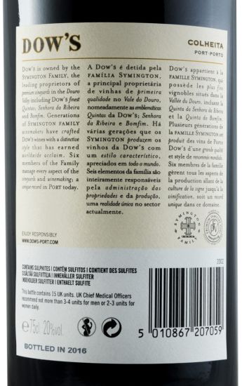2002 Dow's Colheita Porto