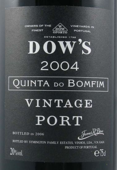 2004 Dow's Quinta do Bomfim Vintage Porto