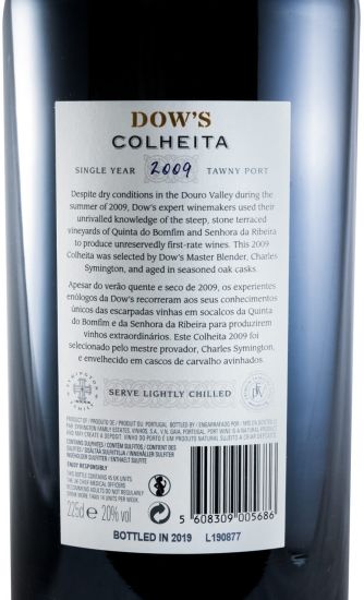 2009 Dow's Tappit Hen Colheita Port 2.25L