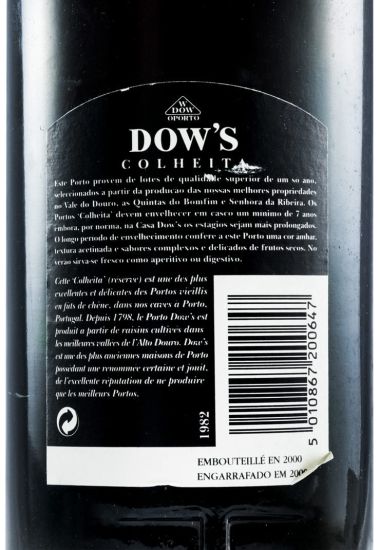 1982 Dow's Colheita Port