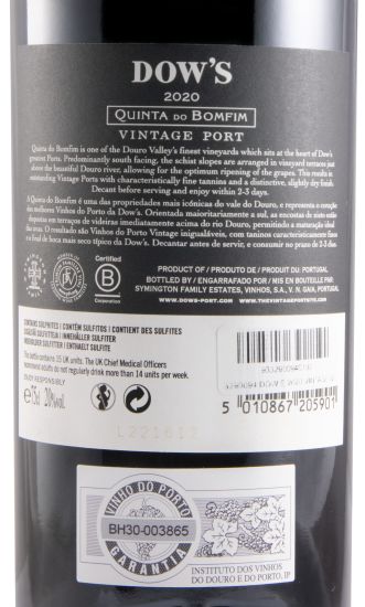 2020 Dow's Quinta do Bonfim Vintage Porto