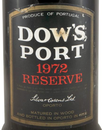 1972 Dow's Reserve Port